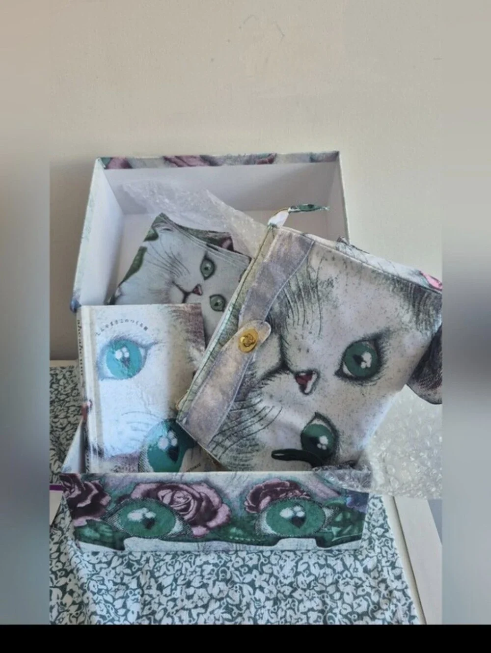 NEW♡ Cat Bag Set Bundle  By Japanese Artist